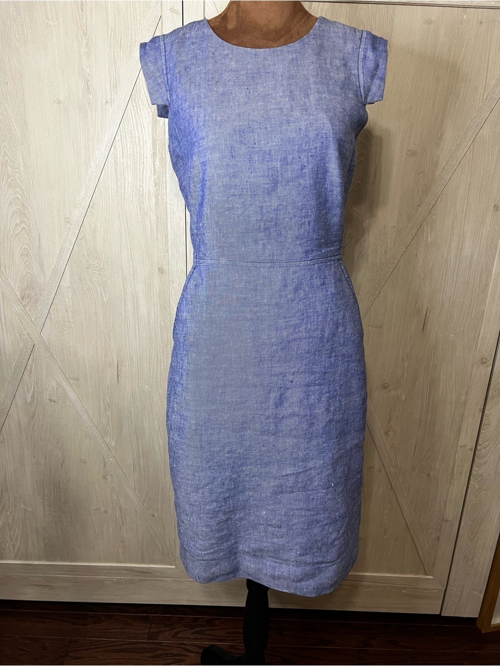J.Crew Resume Dress in Stretch Linen Blend size 2